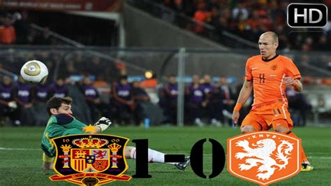 spain vs holland world cup final